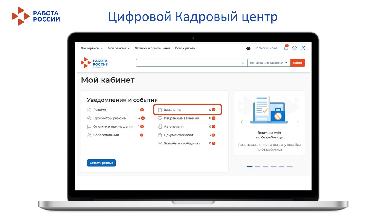 Новая возможность: социальные выплаты на карту «Мир» от Кадрового центра «Работа России»