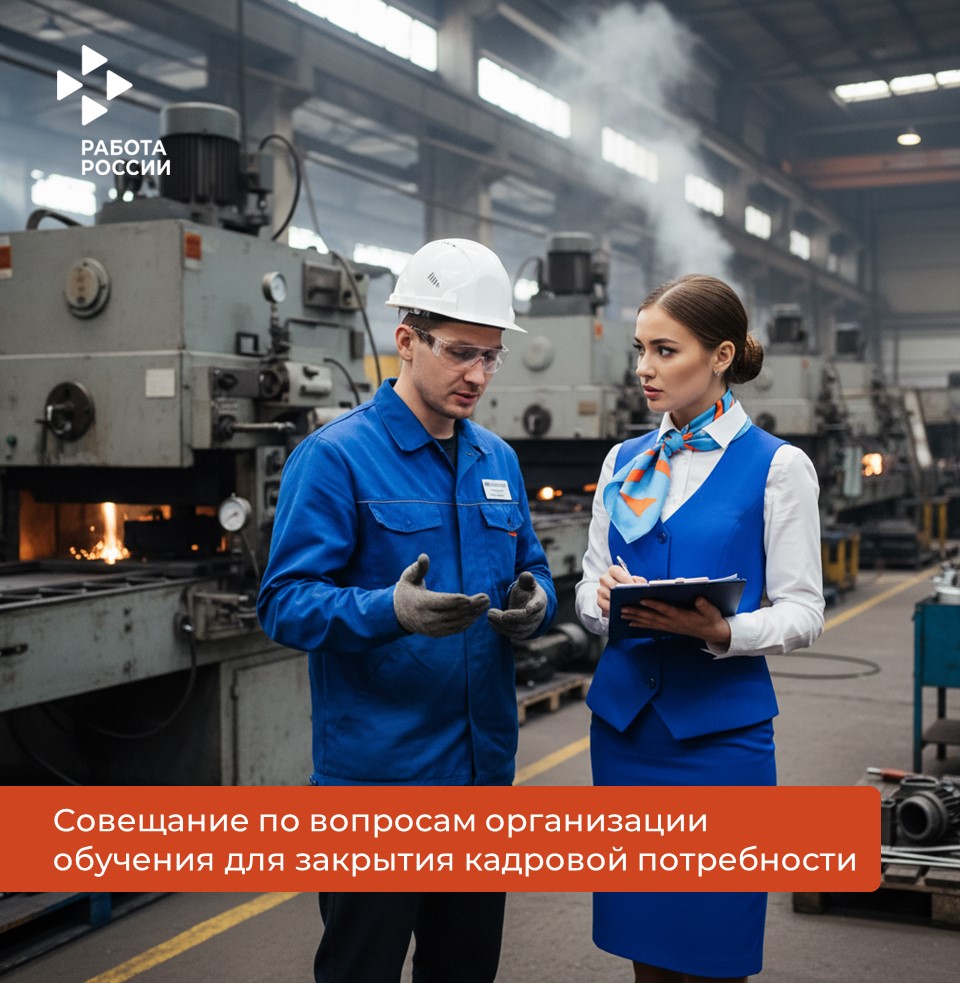 Приглашаем работодателей на рабочее совещание по вопросам организации обучения для закрытия кадровой потребности